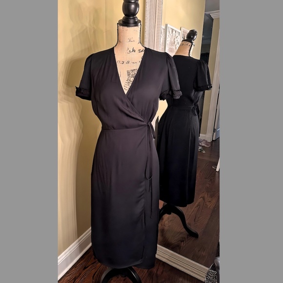 Reformation "Addy" Midi Wrap Dress - Picture 4 of 6